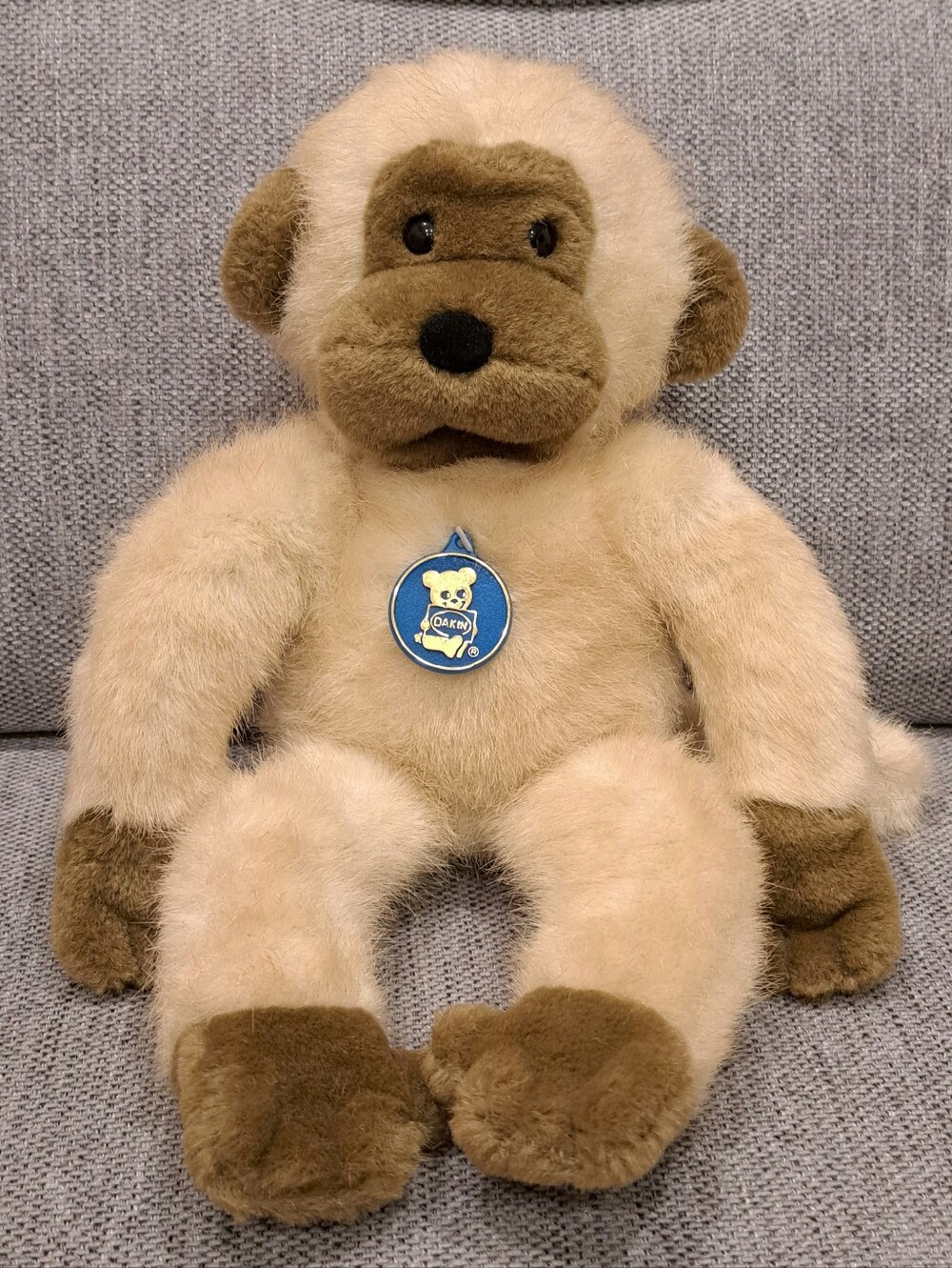 Vintage Dakin 1984 Monkey Plush Soft Nose Retro 80s Plush